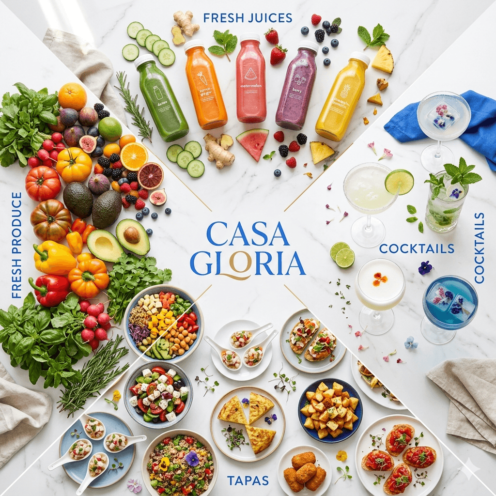 Casa Gloria — Fresh Juices, Produce, Tapas & Cocktails